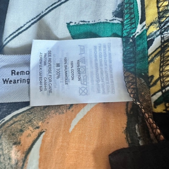 J.Crew Tropical Fruit & Cactus Shorts – Scalloped Hem, EUC, Size 2 - Picture 5 of 6